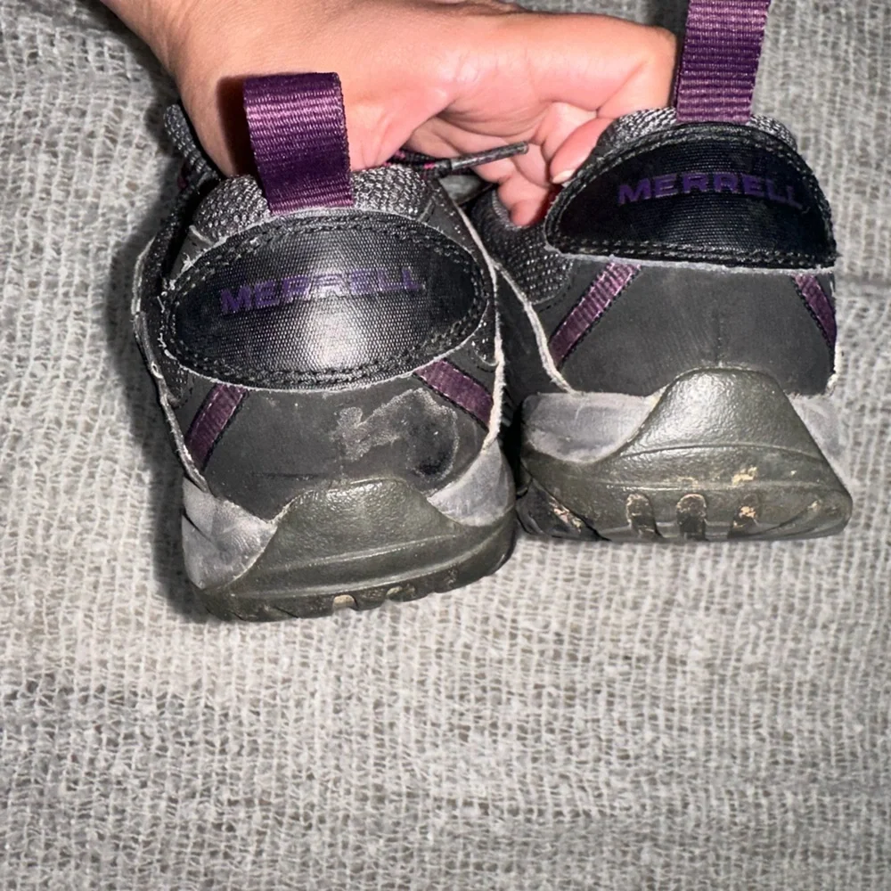 Merrell Siren‎ Edge Q2 Waterproof Hiking Boots Shoes Womens Size 7 Black Trail